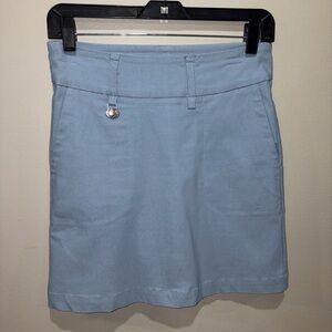 Daily Sports Sky Blue Golf Skort Size 2 EU 32 Swedish Athletic Mini Skort